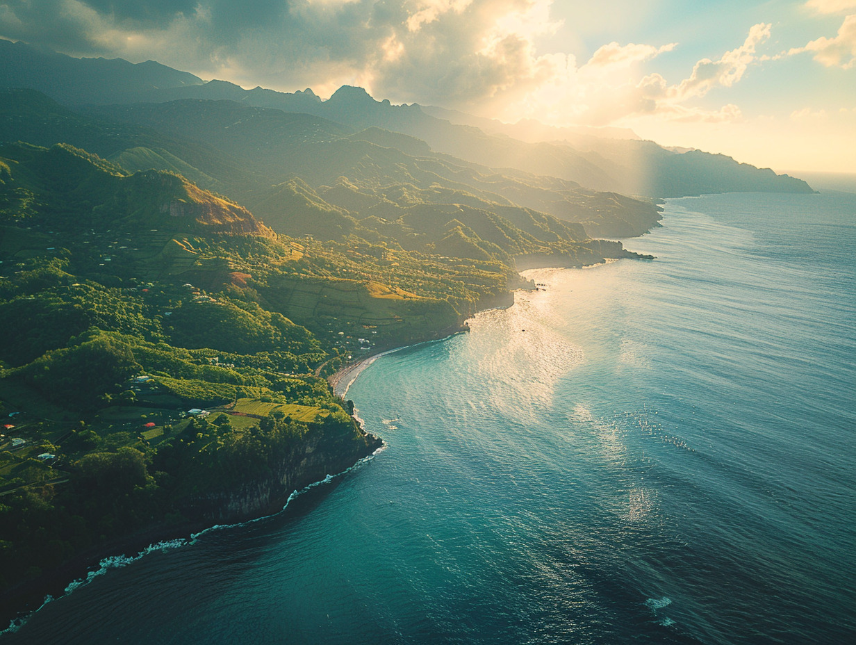 martinique vue du ciel