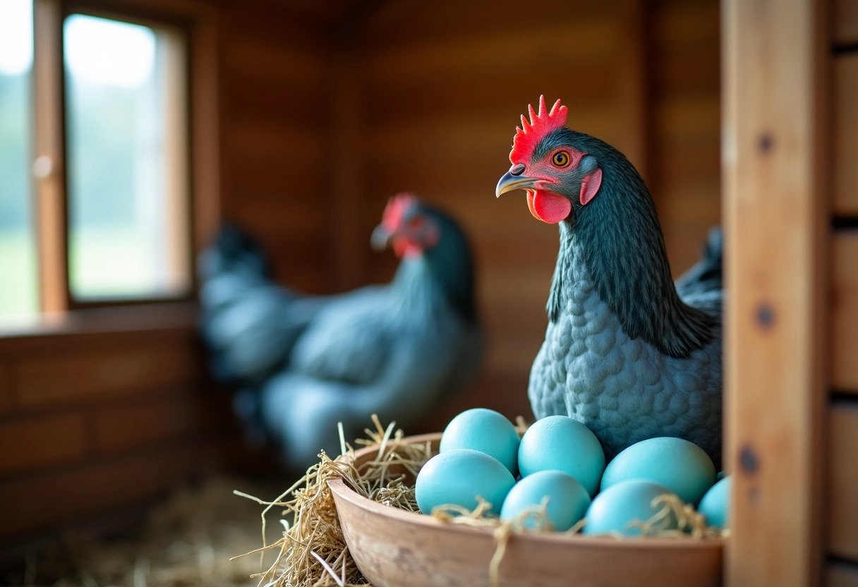 poules œufs